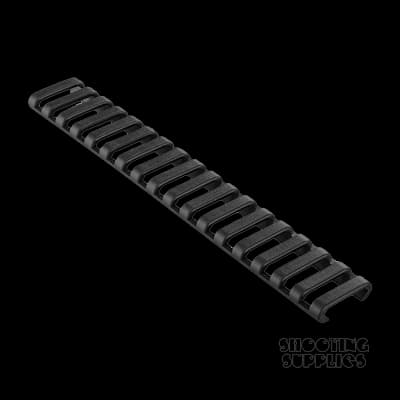 18 Slot Low Profile Ladder Rail Cover Black